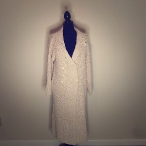 Small Cream Long Cardigan